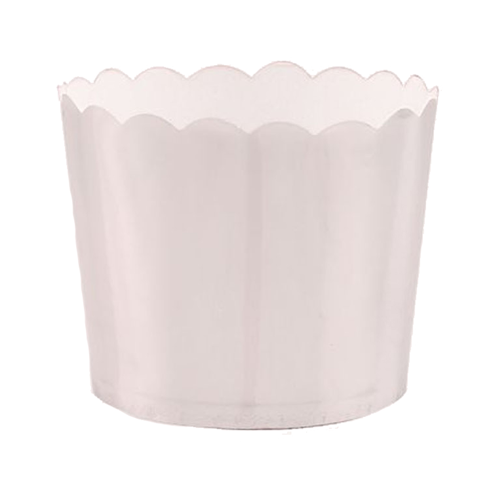 Small Scalloped Silver Baking Cups, 2" Dia. x 1.75" High, Pack of 20