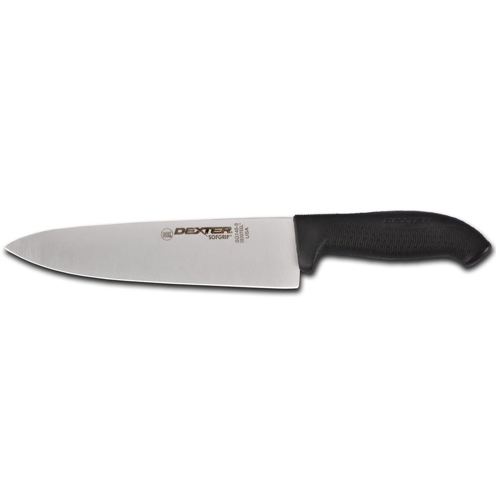 Sofgrip 8" Black Cook's Knife