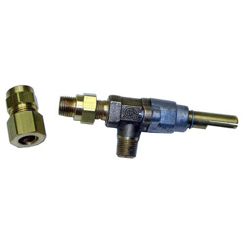 Southbend OEM # 4440409, Gas Valve; 1/8" Gas In / Out; Adapter Outlets Included