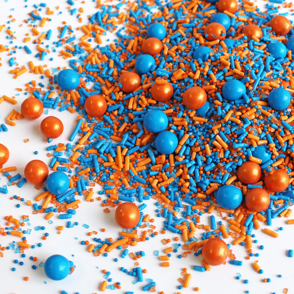Sprinkle Pop Blue & Orange Sporty Sprinkle Mix, oz