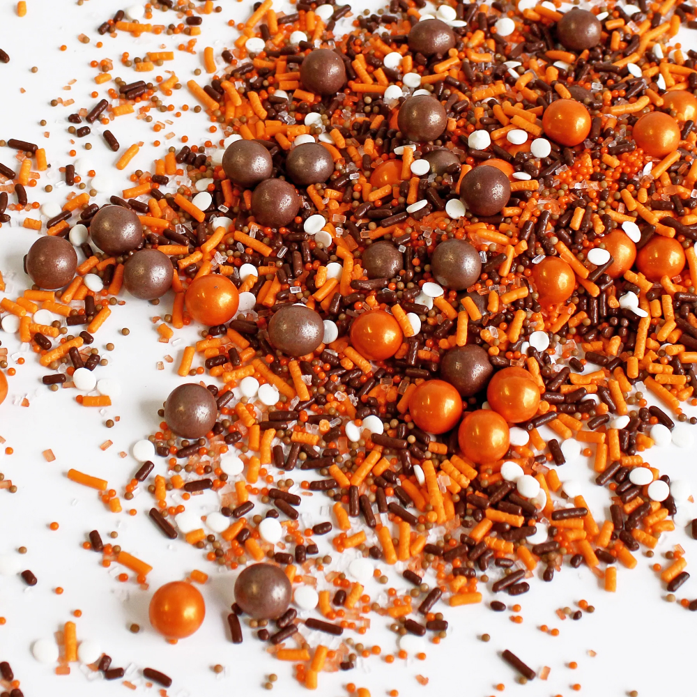 Sprinkle Pop Brown & Orange Sporty Sprinkle Mix, oz