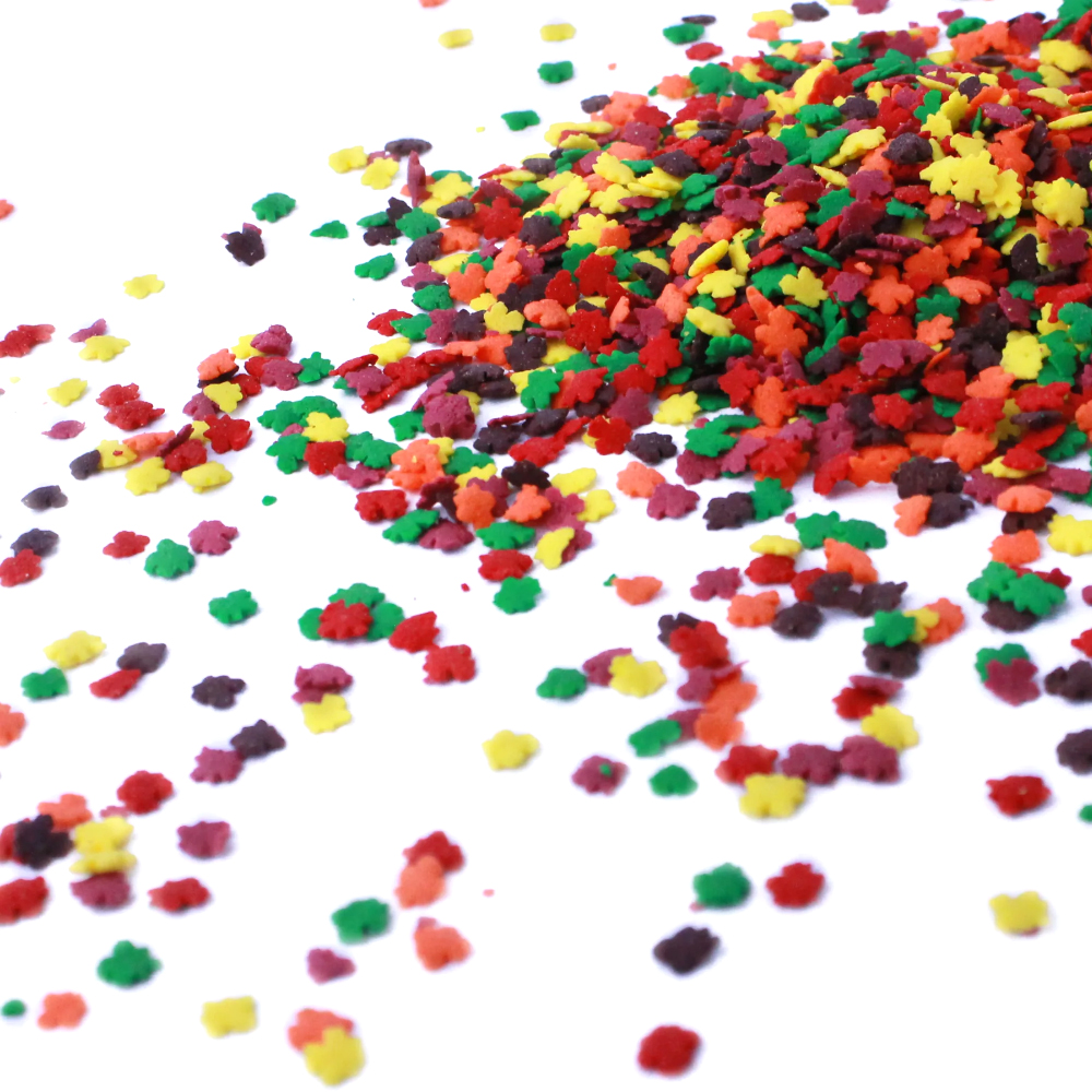 Sprinkle Pop Fall Leaves Confetti, oz