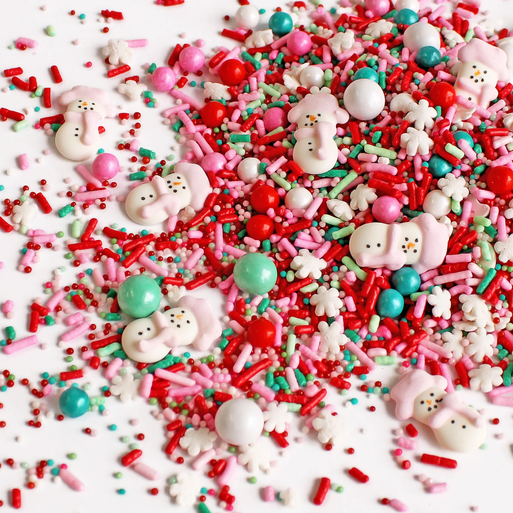 Sprinkle Pop Snow Pink N Cute Sprinkle Mix, 4 oz.