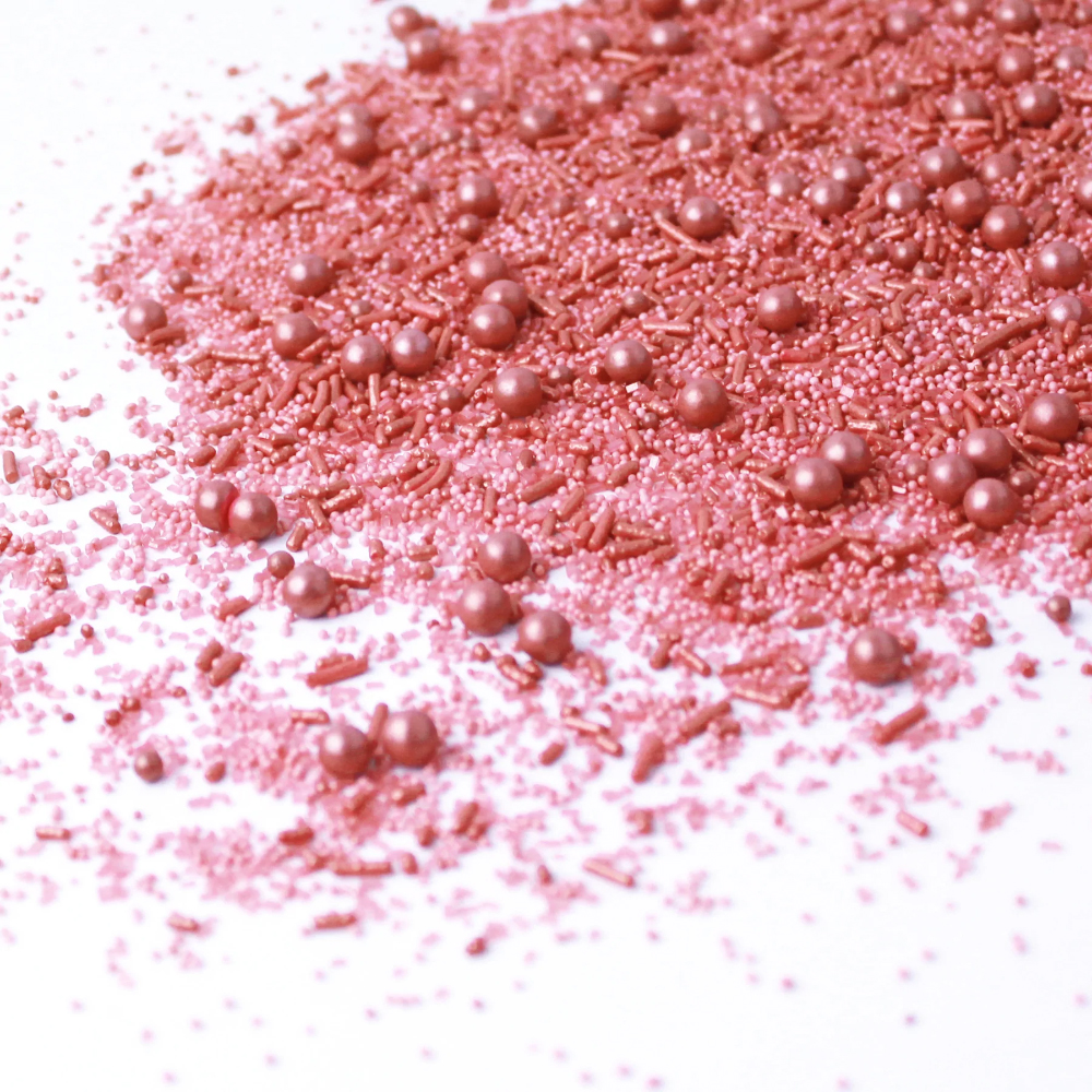 Sprinkle Pop Solid Rose Gold Sprinkle Mix, oz