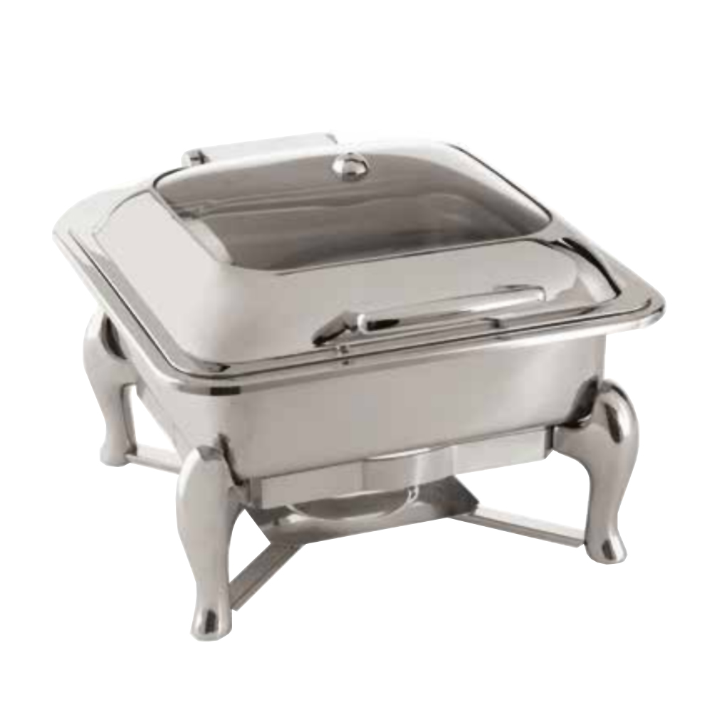 Square Clamshell Jazz Chafer, 6 Qt.