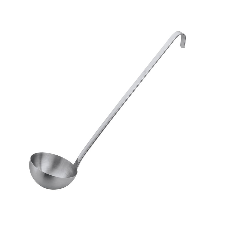 Vollum Stainless Steel 1-Piece Ladle - 12 Oz. 