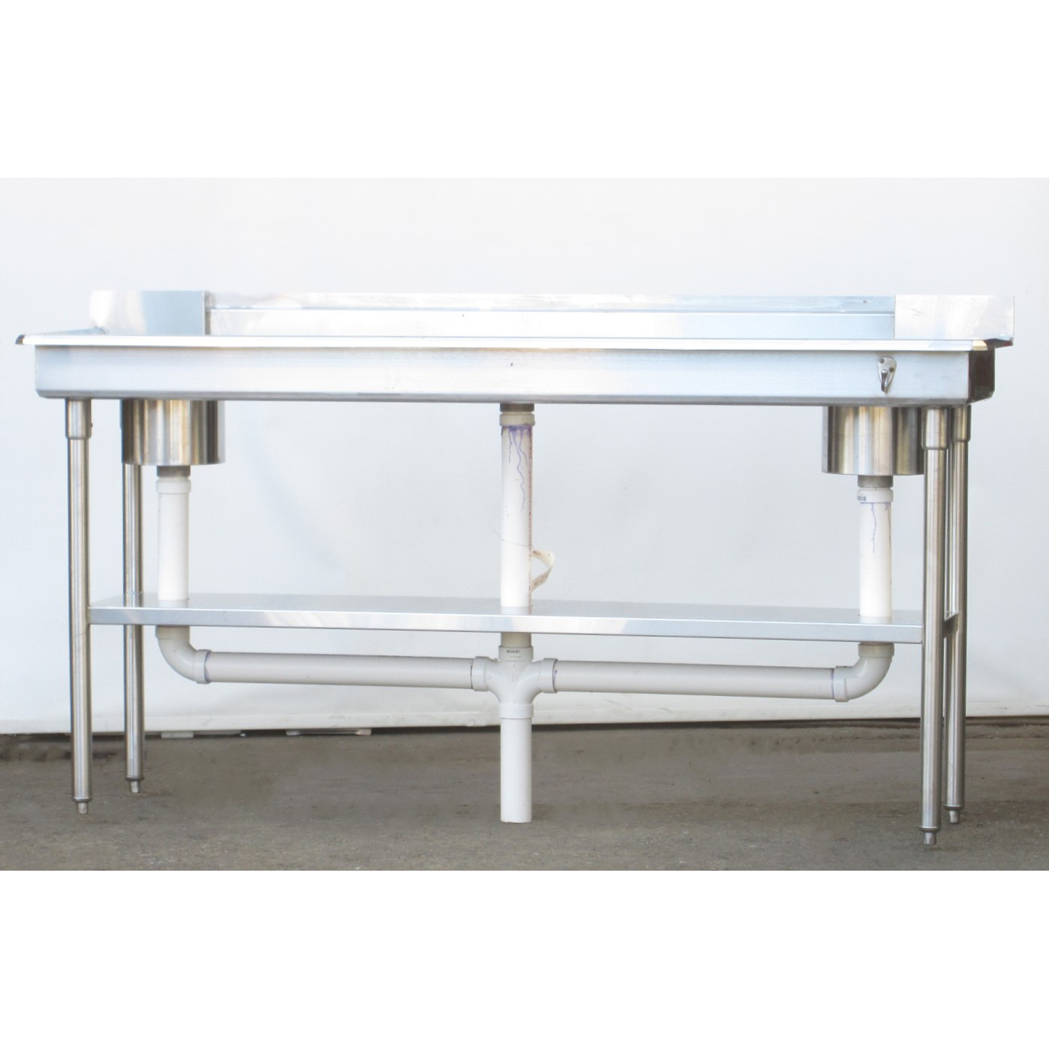 Picard Stainless Steel Bagel Oven Rinse Trough Table, Used Excellent Condition