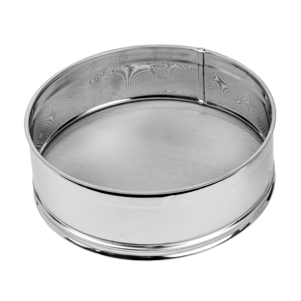 Stainless Steel Sifter, 7-1/2" Dia. - 0.4mm Holes (#50 Mesh)