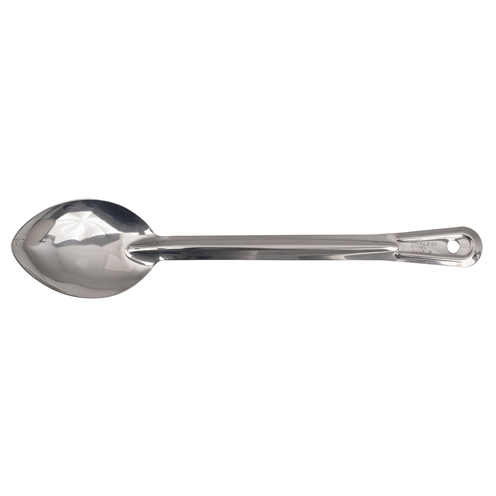 Stainless Steel Solid Serving Spoon, 13"