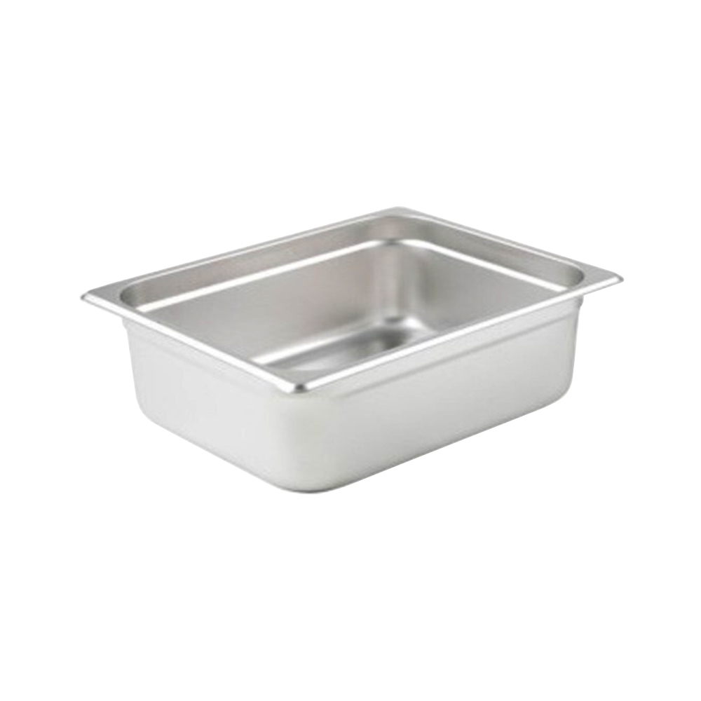 Stainless Steel Steam Table Pan, Half Size, 4" Deep
