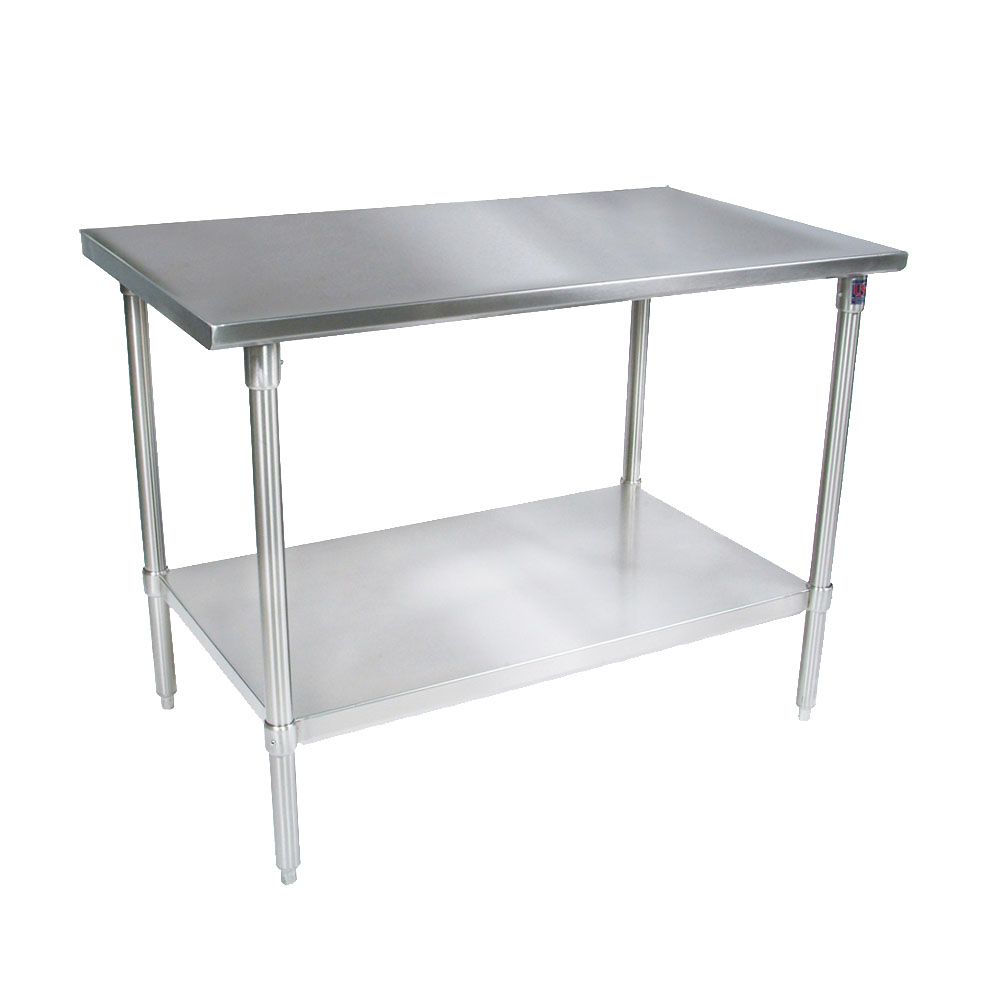 Stainless Steel Work Table, 108" x 48"