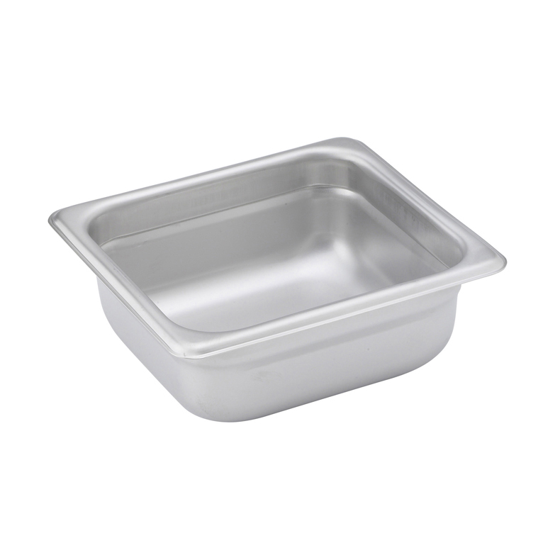 Steam-Table Pan, Stainless, Sixth Size (6-7/8" x 6-5/16") x 2-1/2"
