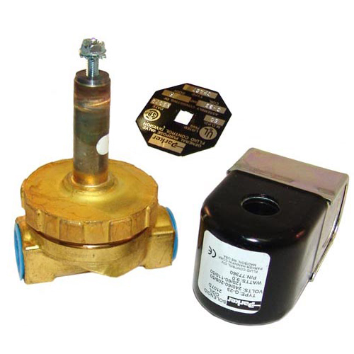 Steam Solenoid Valve; 1/2" FPT; 120/240V