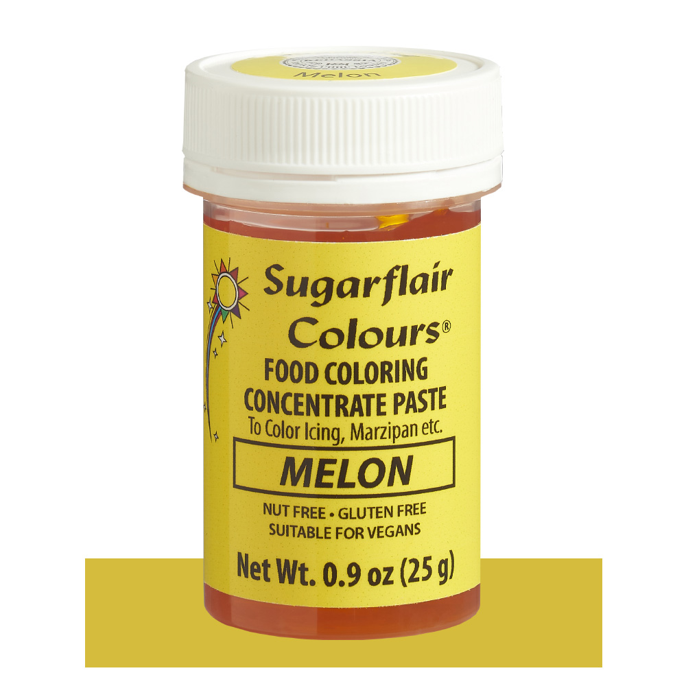 SugarFlair Melon Concentrated Gel Paste Color, 25 gr.