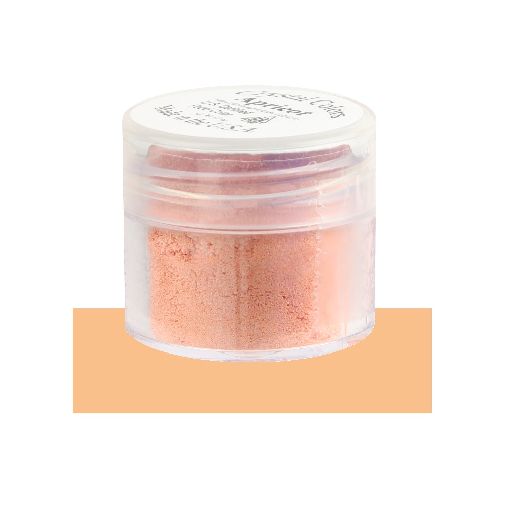 Sugarpaste Crystal Color Apricot Powder Food Coloring 2 75 Grams Powder Food Colors Bakedeco Com