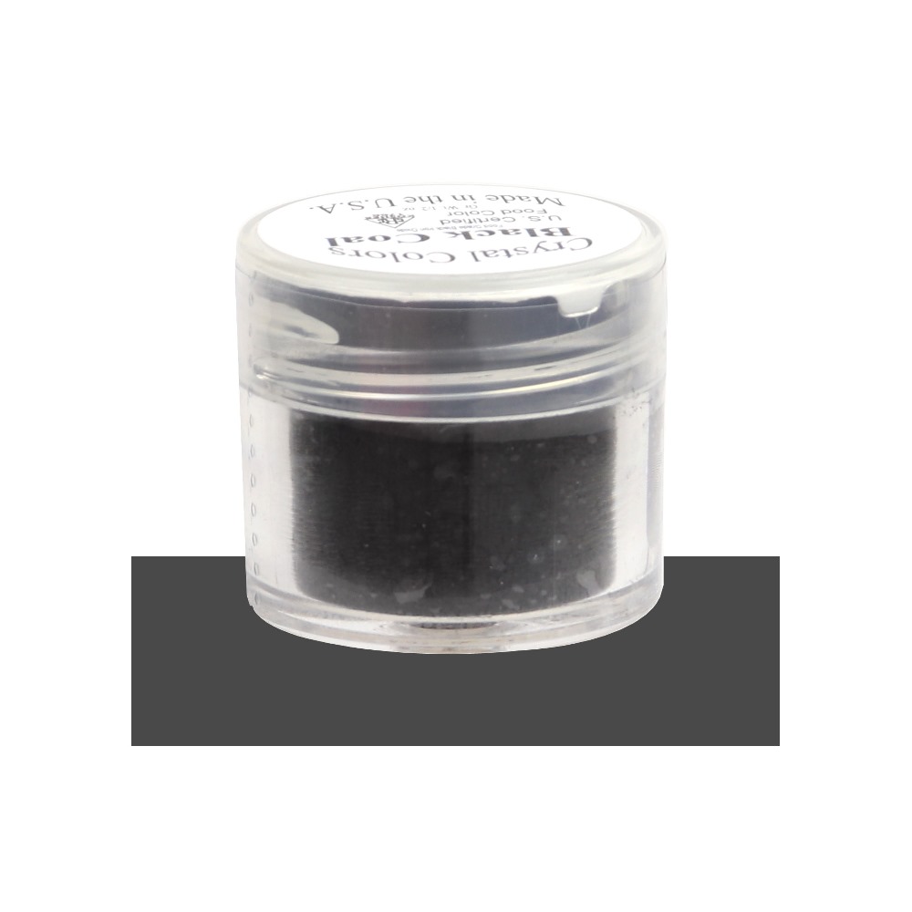 Sugarpaste Crystal Color Black Coal Powder Food Coloring, Grams