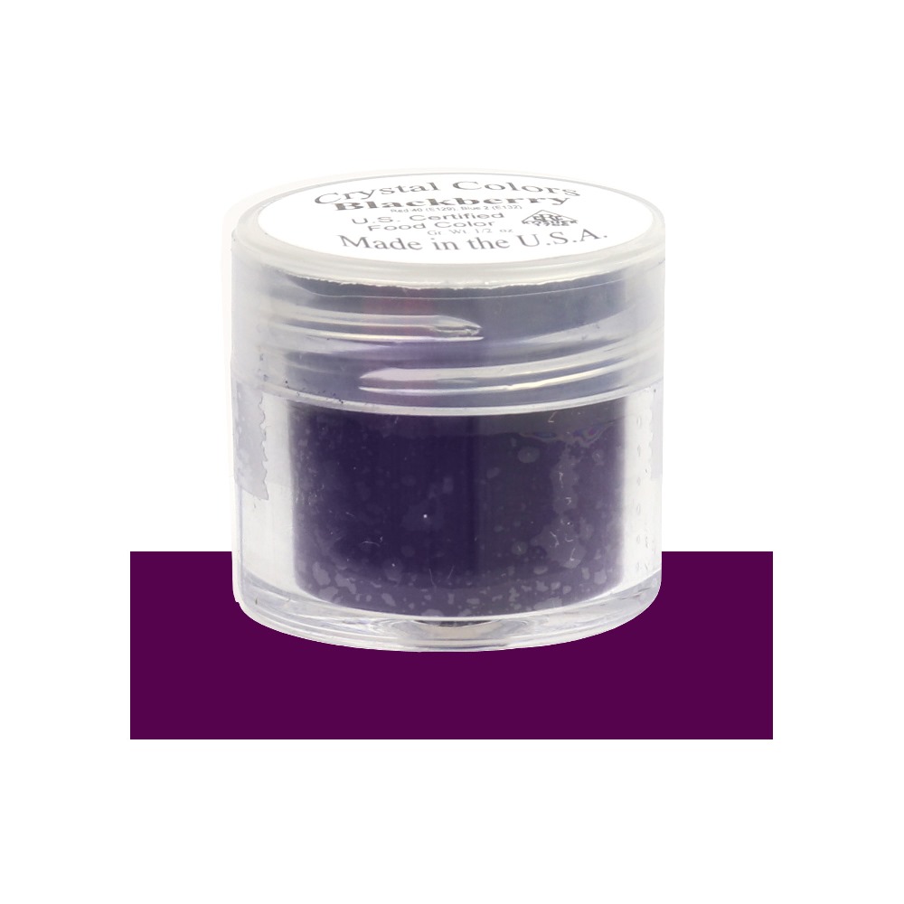 Sugarpaste Crystal Color Blackberry Powder Food Coloring, Grams