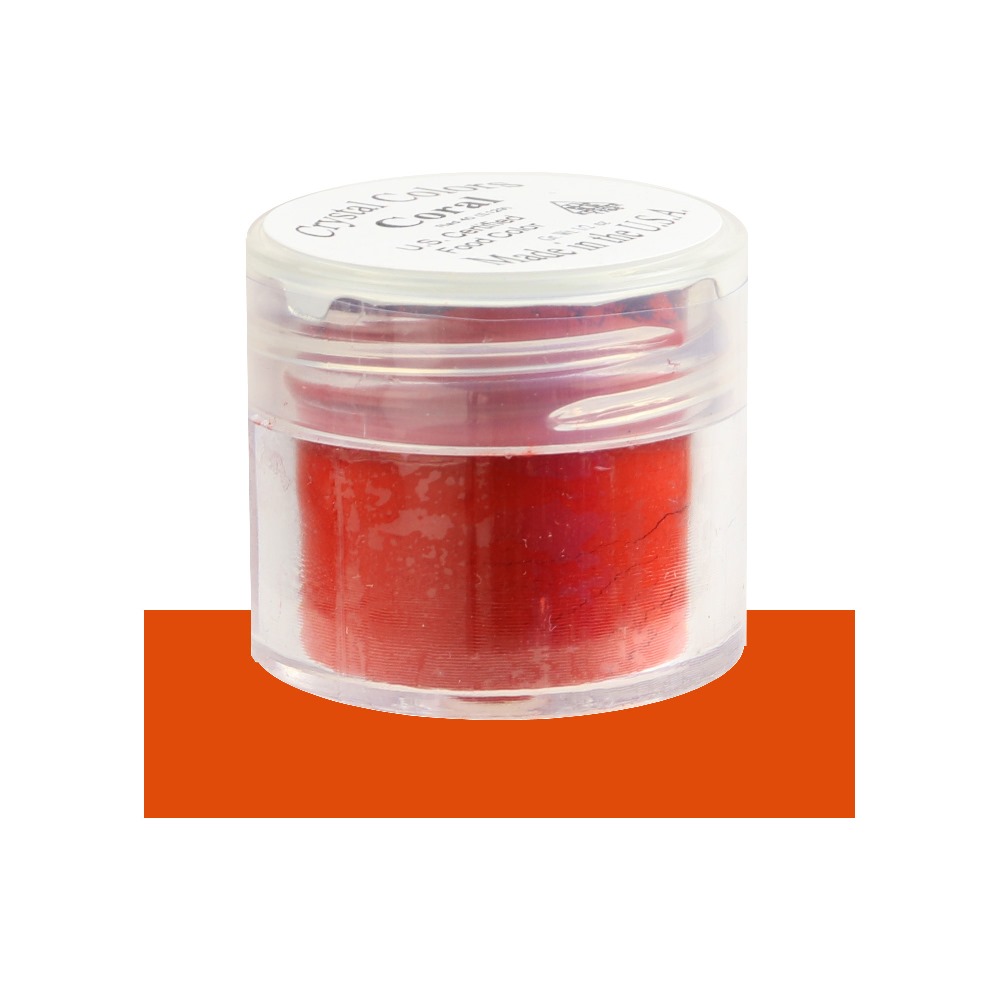 Sugarpaste Crystal Color Coral Powder Food Coloring, Grams