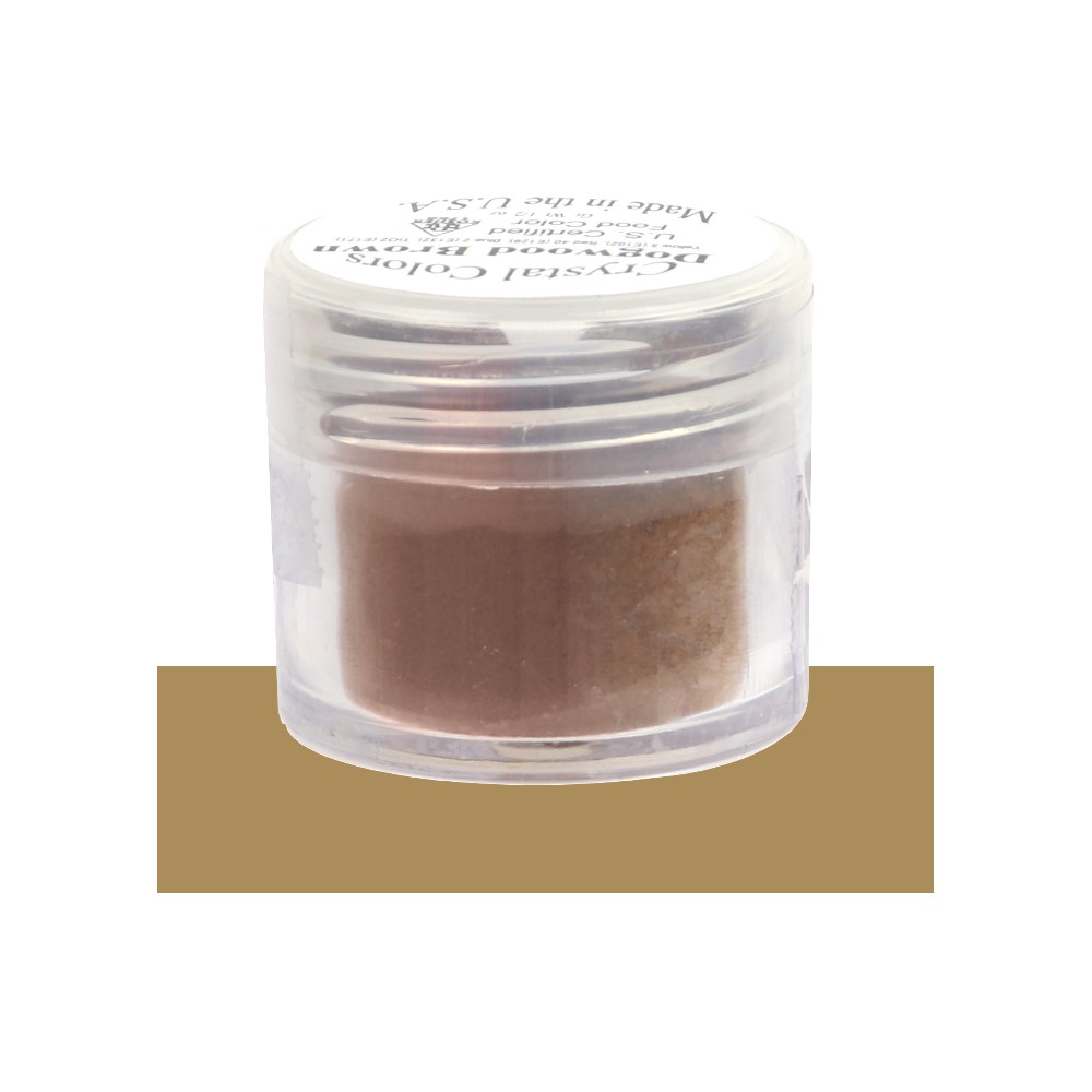Sugarpaste Crystal Color Dogwood Brown Powder Food Coloring, Grams