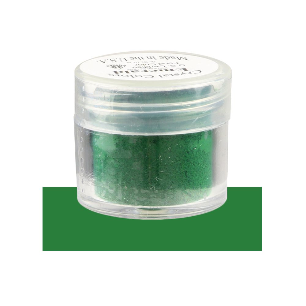Sugarpaste Crystal Color Emerald Powder Food Coloring, Grams