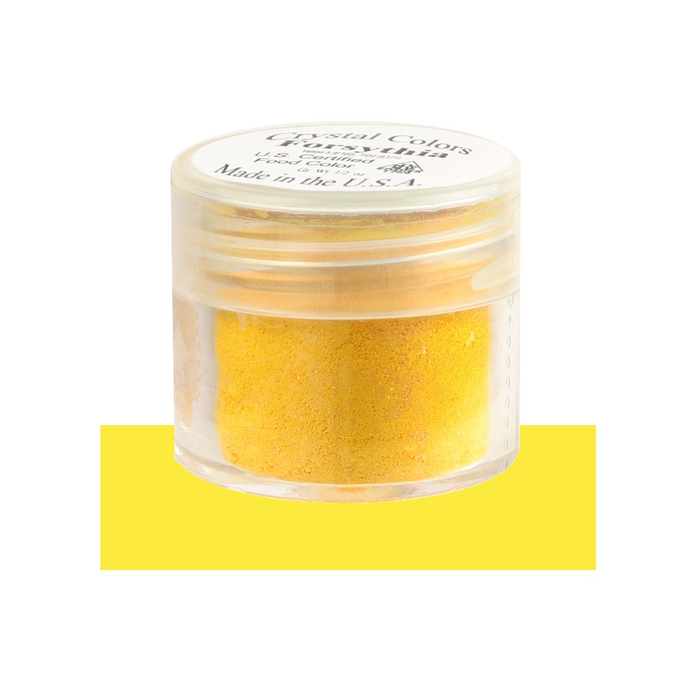 Sugarpaste Crystal Color Forsythia Powder Food Coloring, Grams