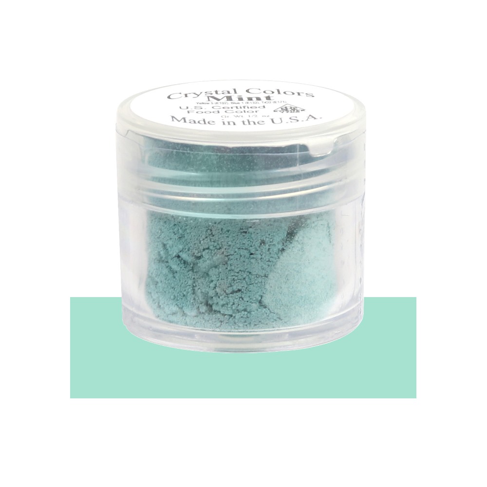 Sugarpaste Crystal Color Mint Powder Food Coloring, Grams
