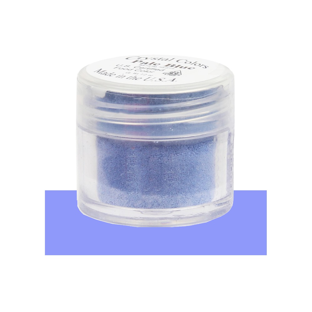 Sugarpaste Crystal Color Pale Blue Powder Food Coloring, Grams
