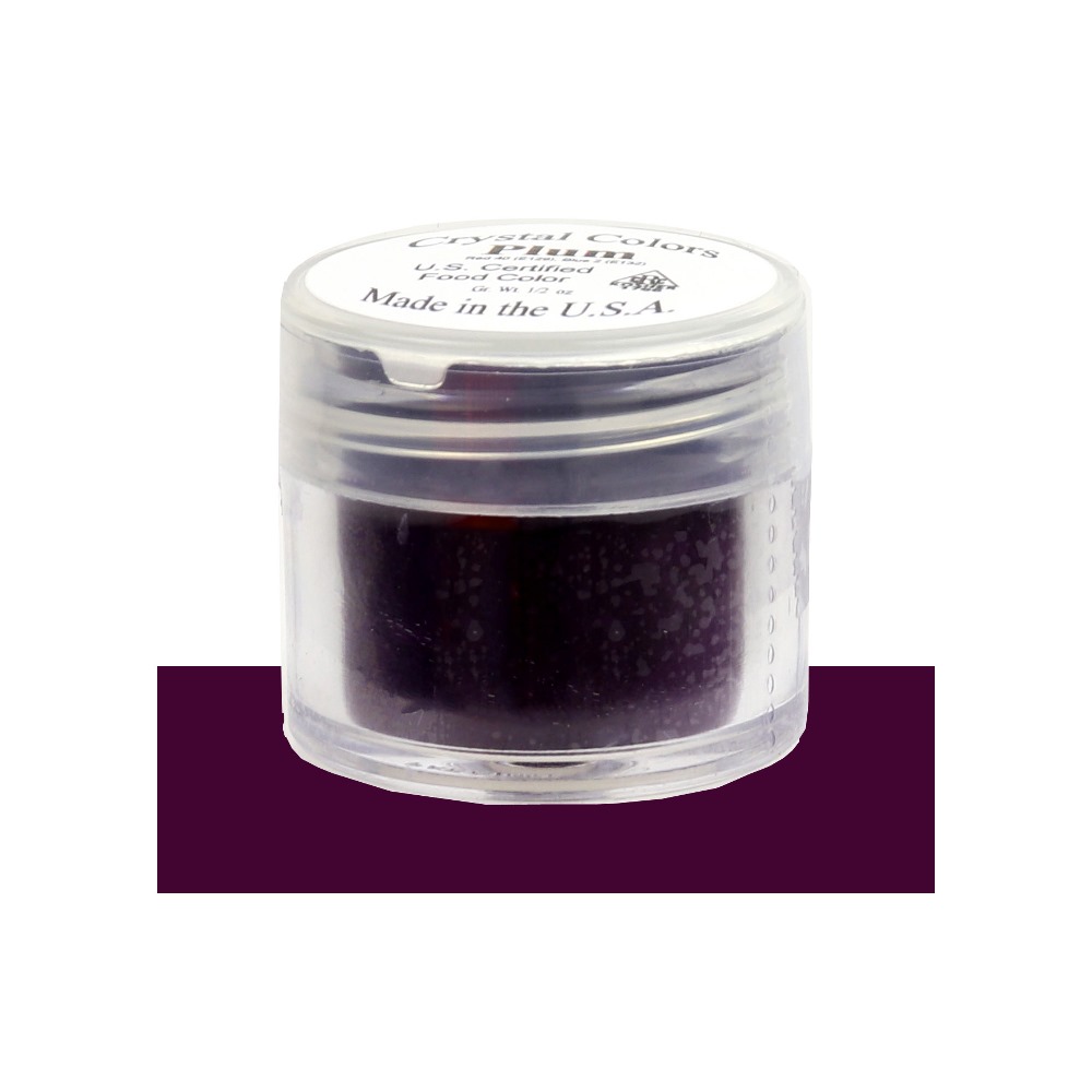 Sugarpaste Crystal Color Plum Powder Food Coloring, Grams