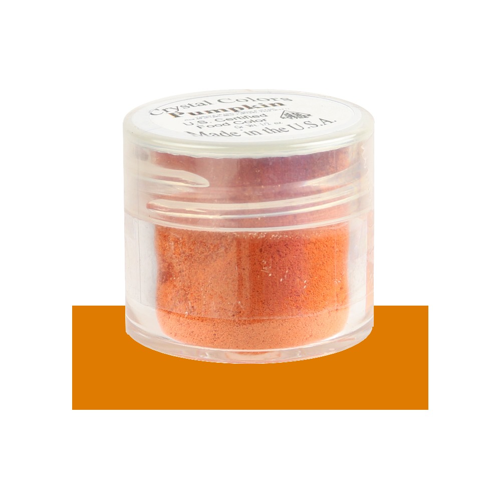 Sugarpaste Crystal Color Pumpkin Powder Food Coloring, 2.75 Grams