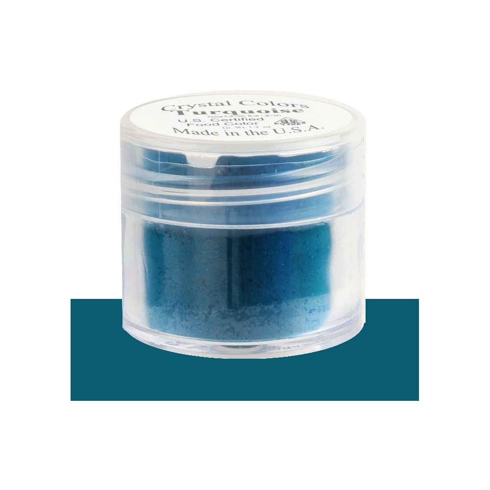 Sugarpaste Crystal Color Turquoise Powder Food Coloring, Grams