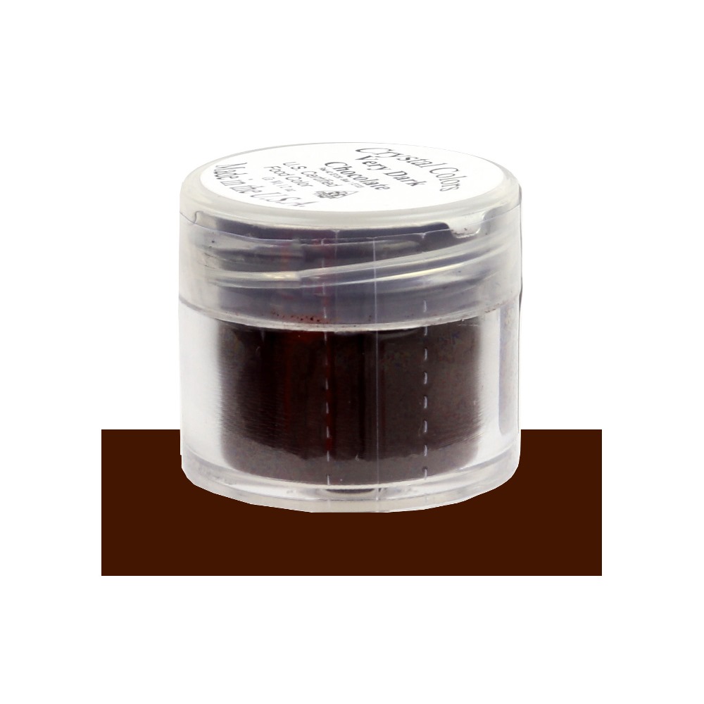 Sugarpaste Crystal Color Very Dark Chocolate Powder Food Coloring, Grams