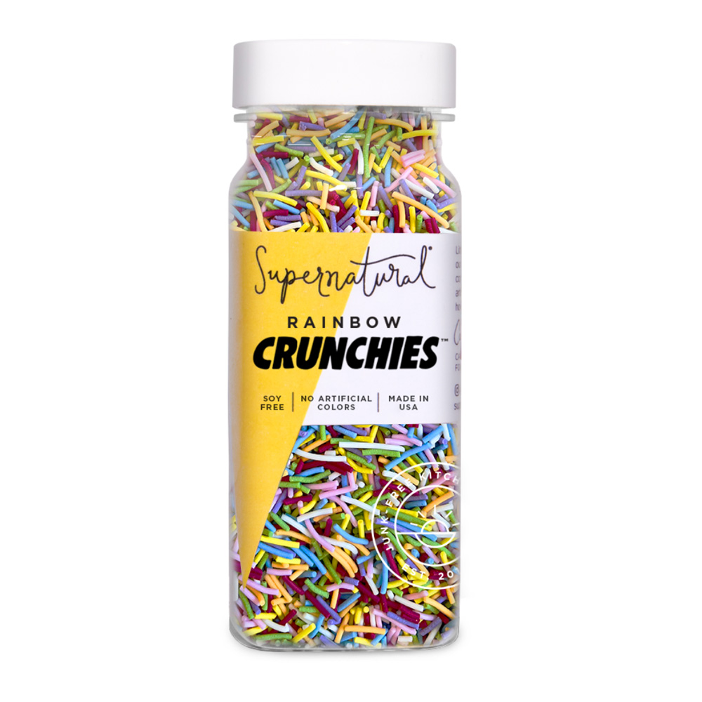 Supernatural Rainbow Crunchies Sprinkles, 3 oz.
