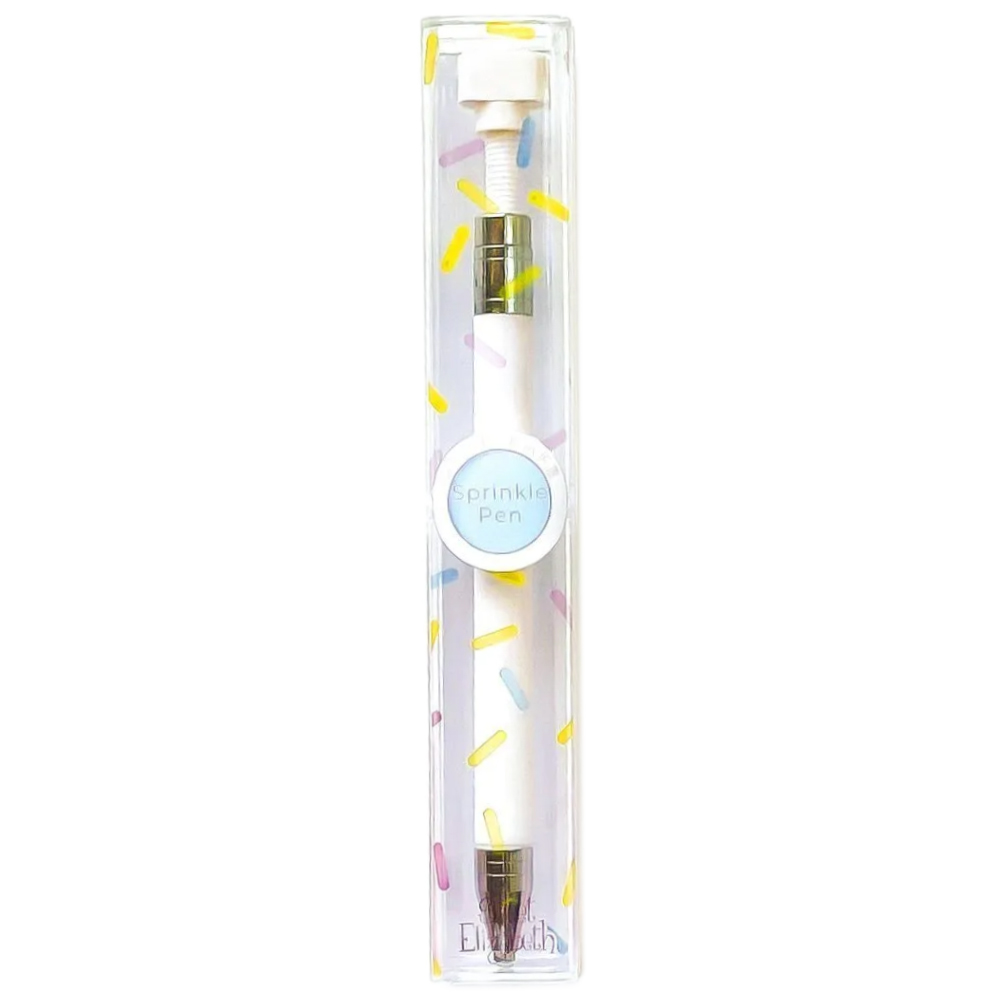 Sweet Elizabeth White Sprinkle Pen