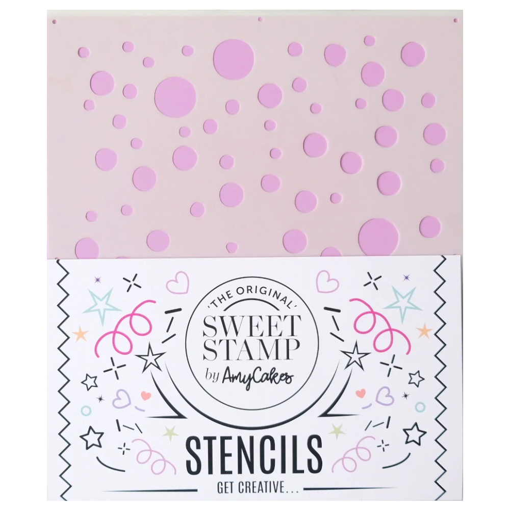 Sweet Stamp BUBBLE POP Cake Stencil