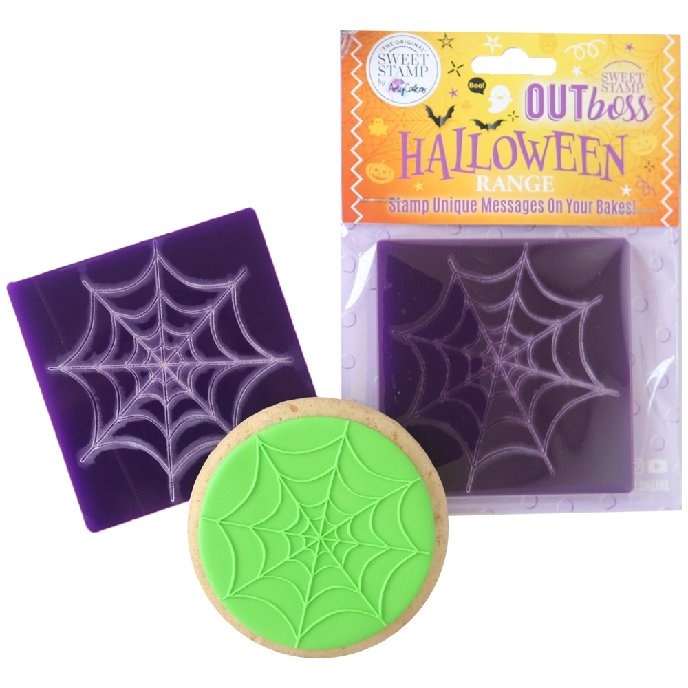 Sweet Stamp Creepy Web Halloween Outboss