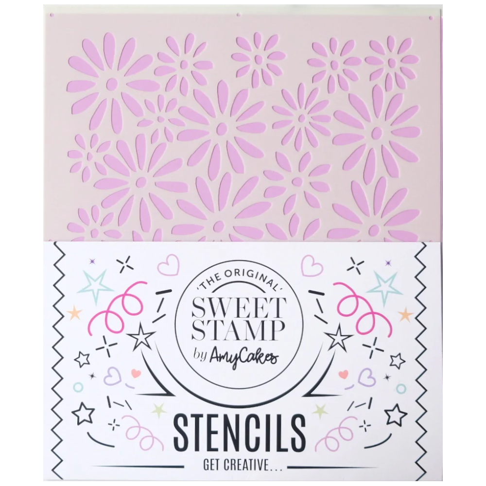 Sweet Stamp DAISY DOO Cake Stencil