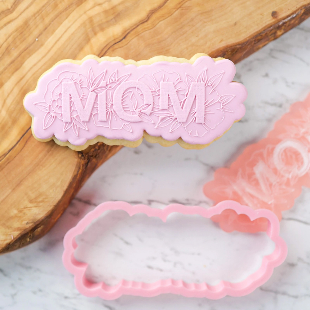 Sweet Stamp Floral MOM Stamp-N-Cut Outboss