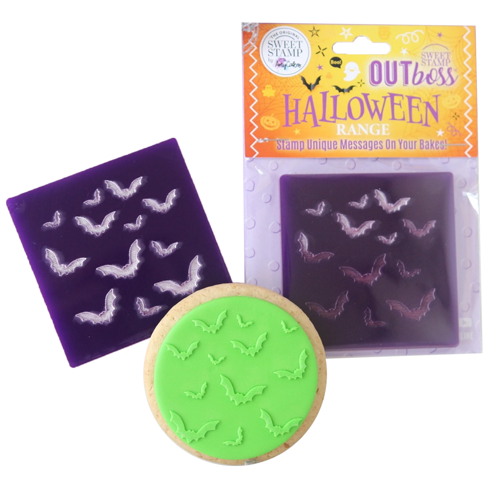 Sweet Stamp Flying Bats Halloween Outboss