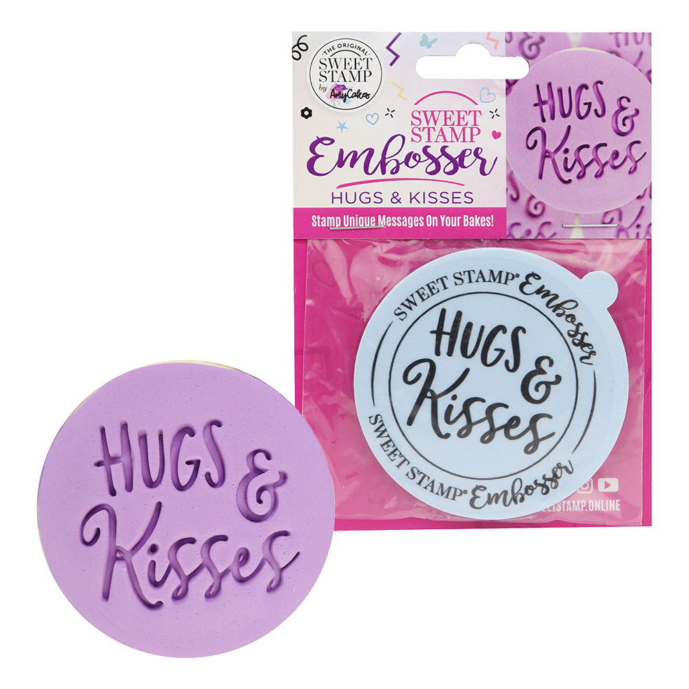 Sweet Stamp 'Hugs & Kisses' Cookie & Cupcake Embosser