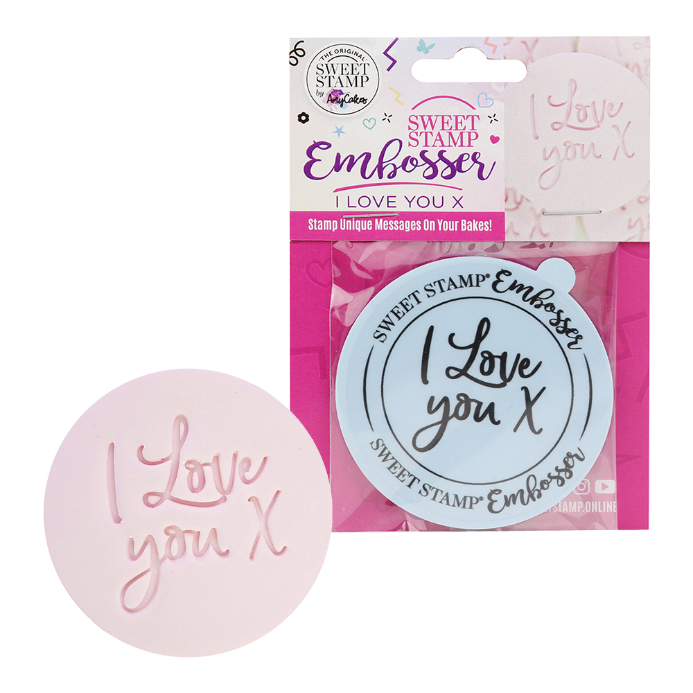 Sweet Stamp 'I Love You' Cookie & Cupcake Embosser