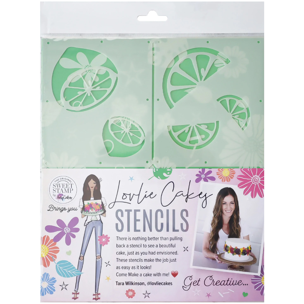 Sweet Stamp LEMON/ LIME Cake Stencil