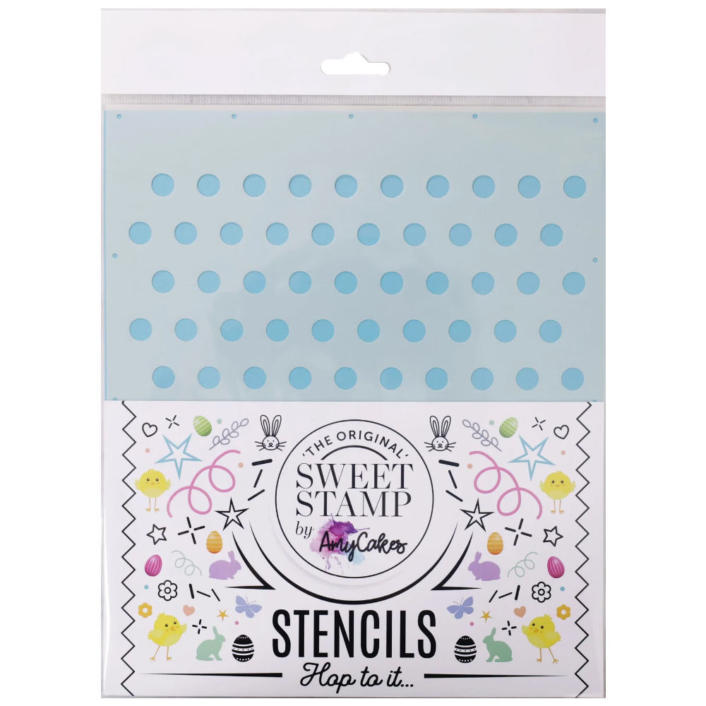 Sweet Stamp POLKA Cake Stencil