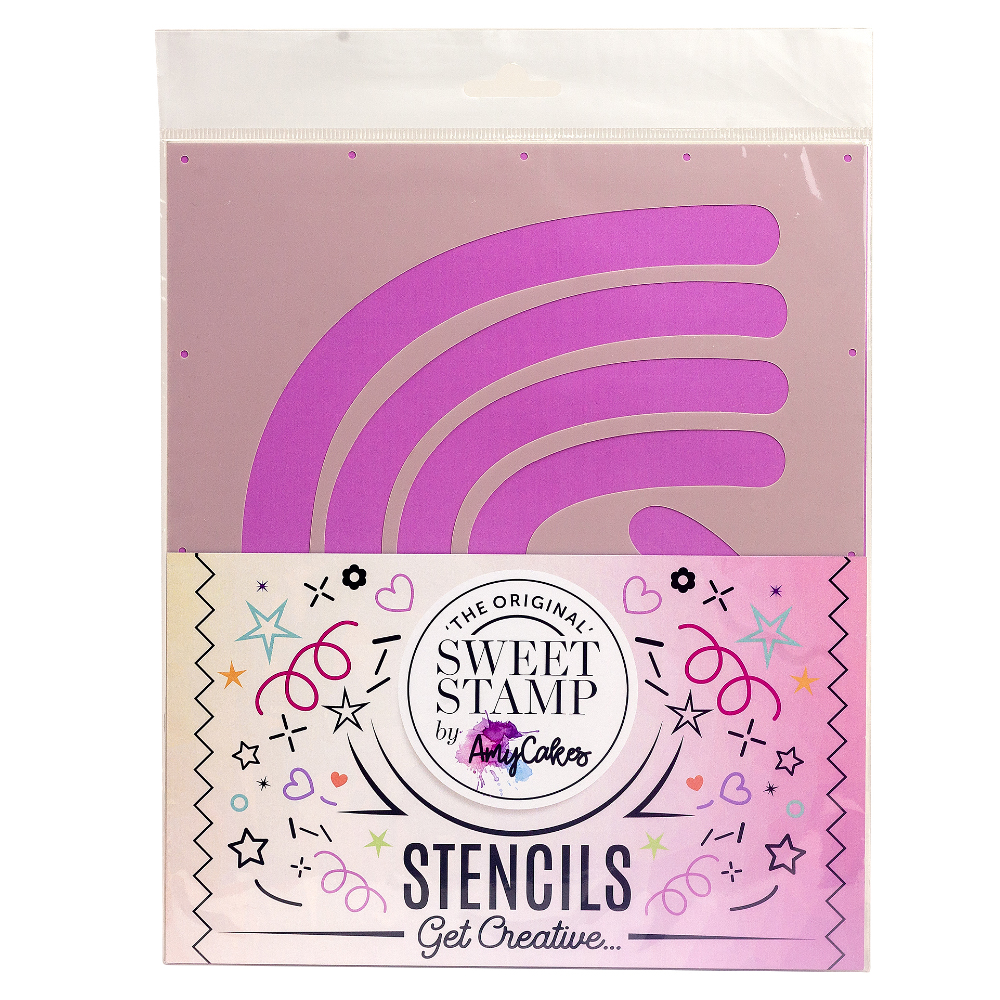 Sweet Stamp RAINBOW Cake Stencil
