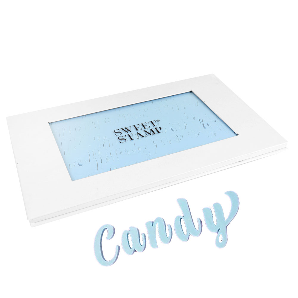 Sweet Stamp Set of Candy Upper & Lower Case Letters, Numbers & Symbols