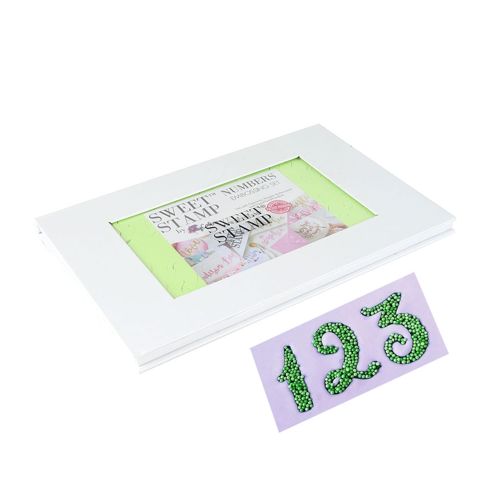 Sweet Stamp Set of Curly Numbers & Symbols