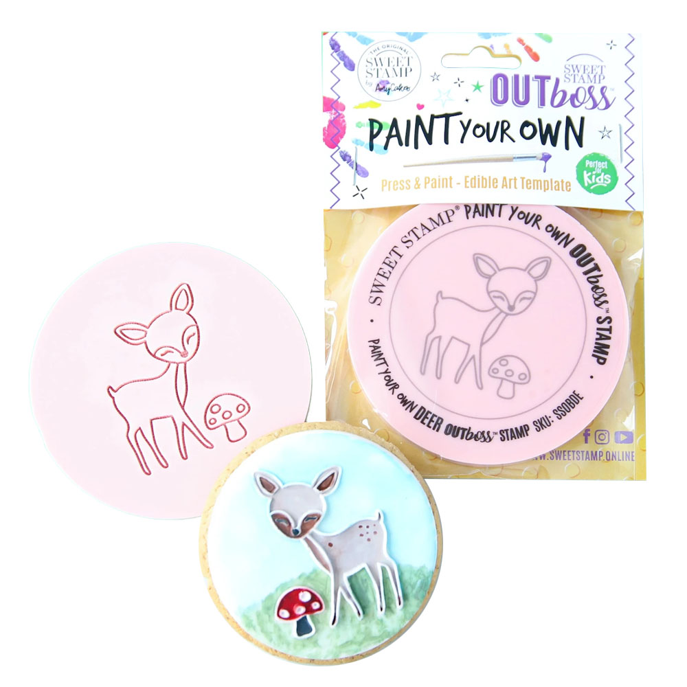 Sweet Stamps 'Deer' Paint Your Own Outboss Stamp