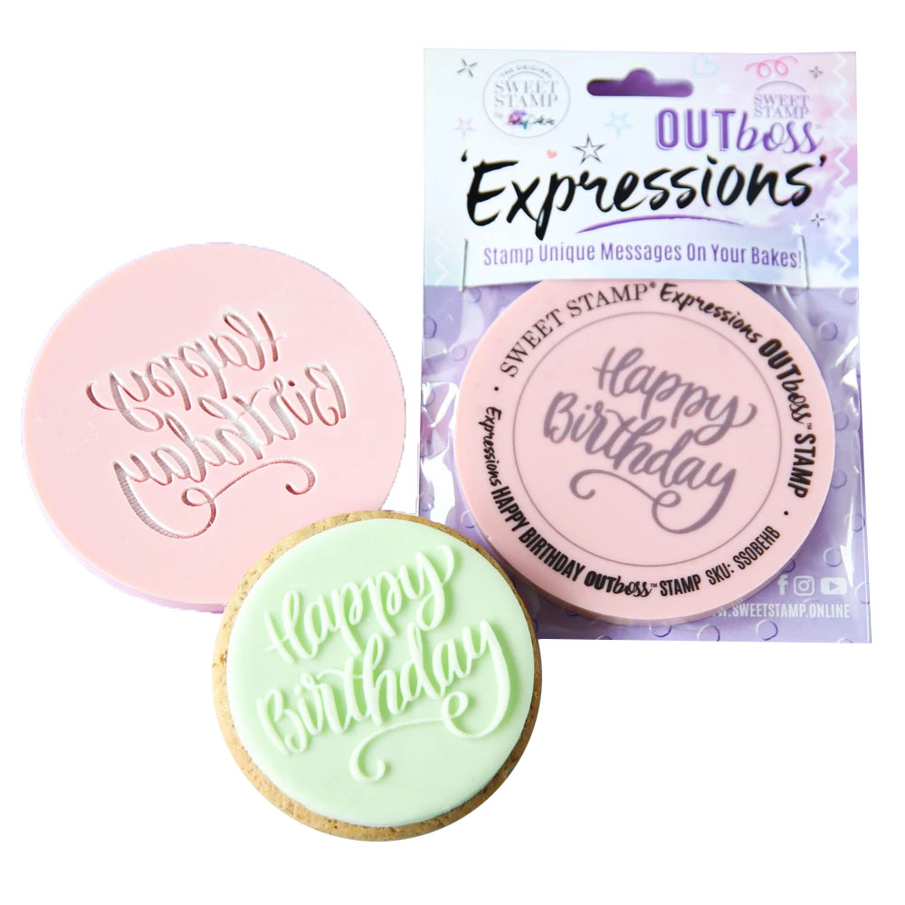 Sweet Stamps 'Happy Birthday' Outboss Stamp