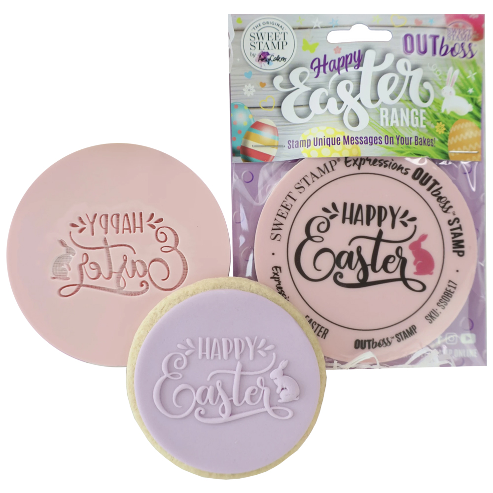 Sweet Stamps 'Happy Easter' Outboss Stamp