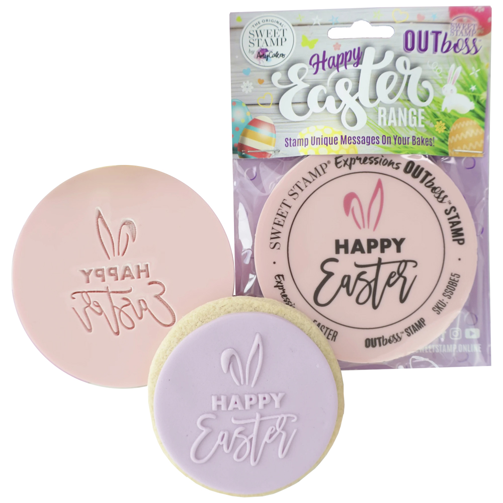 Sweet Stamps 'Happy Easter' Outboss Stamp