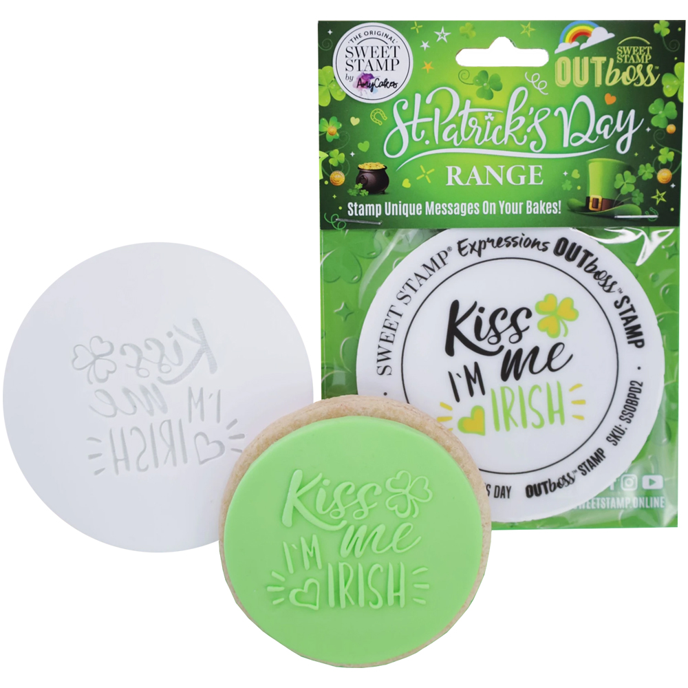 Sweet Stamps 'Kiss Me I'm Irish' Outboss Stamp